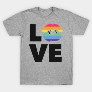 Love Pride Diversity Vampire Kiss T-Shirt